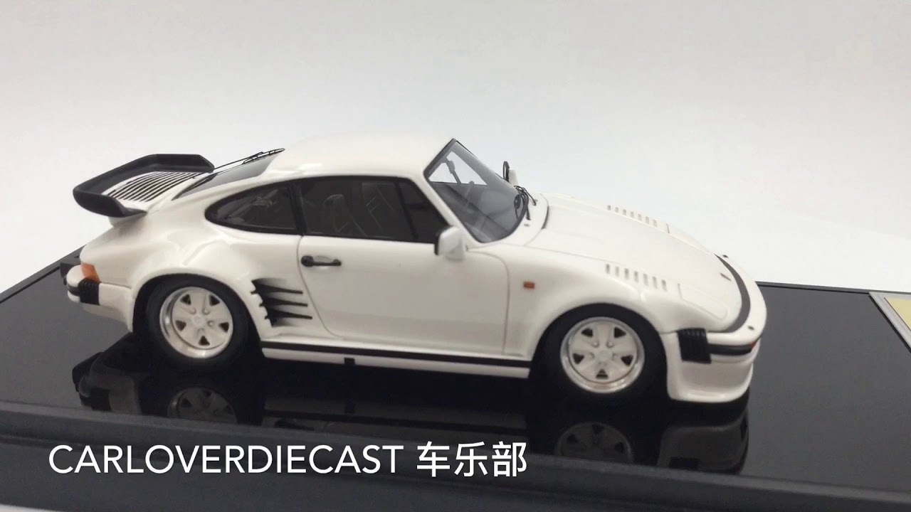 Makeup Porsche 930 Turbo Flat nose 1988 White resin scale 1:43