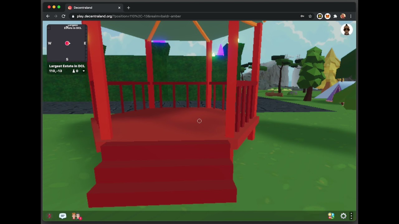 Decentraland - Found the Ethermon Battle Ground! Check it out!