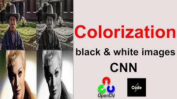 Colorization of black and white images with CNN