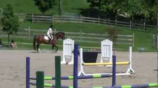Jumping clinic with Sharon White at Scarlet Hill - May 19, 2012