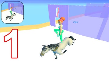 Horse Master - Gameplay Walkthrough Part 1 All Levels 1-8 Max Level (Android, iOS)