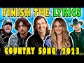 Finish the lyrics country edition 2023  country music quiz   lyrics challenge 