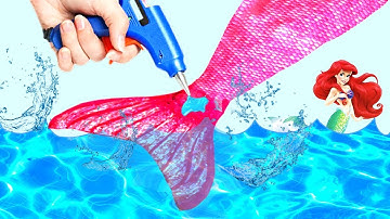 DIY HOW TO MAKE A SWIMMABLE MERMAID TAIL FOR UNDER $20