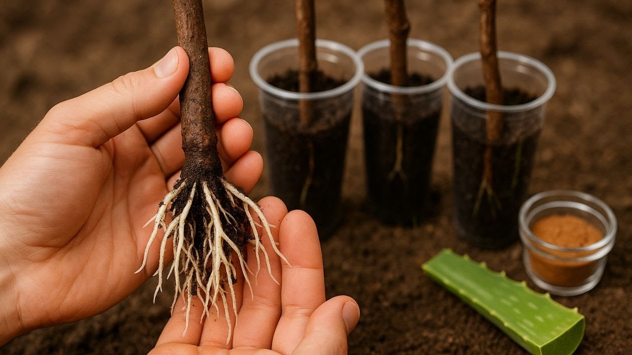 MORRIA E NÃO SABIA: Esse TRUQUE FAZ ENRAIZAR Qualquer Galho!