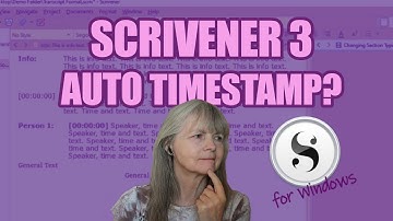 Scrivener 3 for Windows: How to Create a Transcript