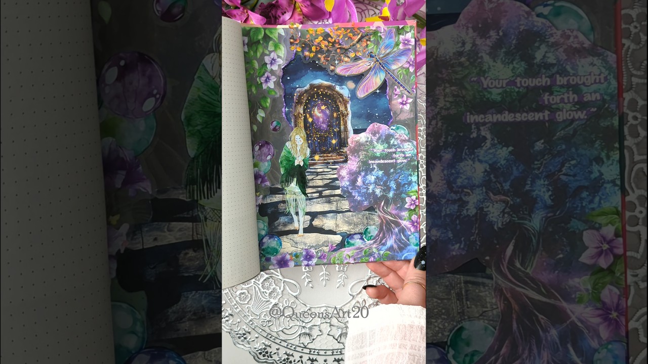 ASMR |✨ Incandescent Glow | Creative Journal | journal with me!