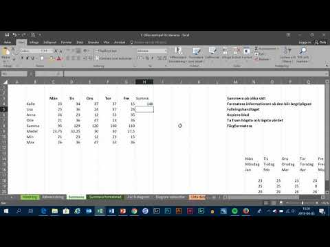 Video: Hur Man Räknar I Excel (Excel)