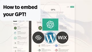 How to embed an OpenAI GPT into a website