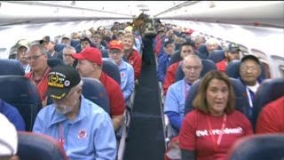 War vets flown to DC to see memorials built in their honor