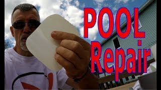 Pool leak repair without draining your pool DIY