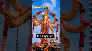 " 117 Day's Left Bappa On The way ",🙏🏻🚩#shorts #countdown #festival #bappa #ganesh #viral #ganeshji