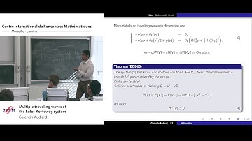 Corentin Audiard:  Multiple traveling waves of the Euler-Korteweg system