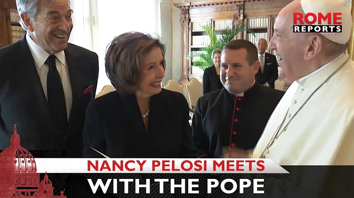 Pope Francis meets with Nancy Pelosi at the Vatican