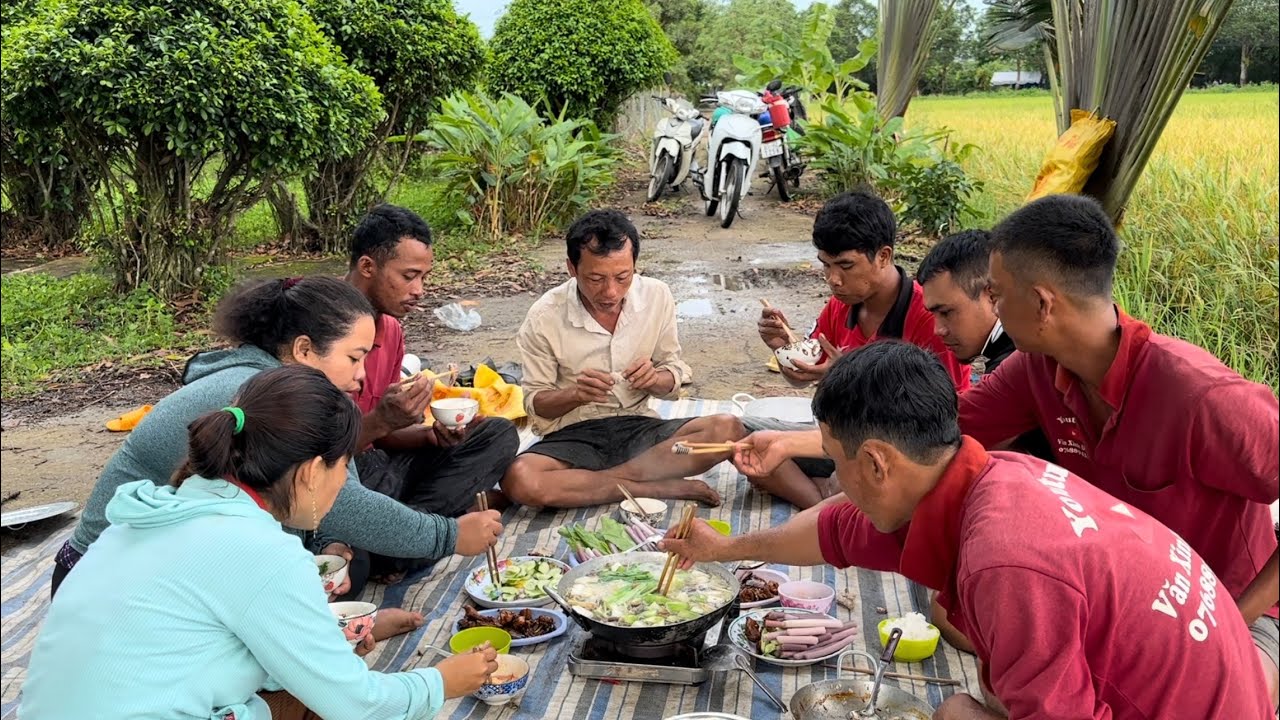 Con Rắn Nước quá khủng Săn bắt mùa gặt lúa trúng mánh quá đậm VXĐ 855