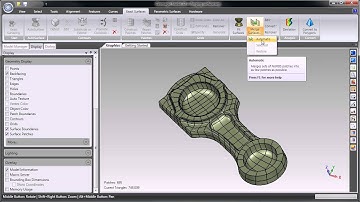 Geomagic Studio - Automatic Patch Merging (HD)