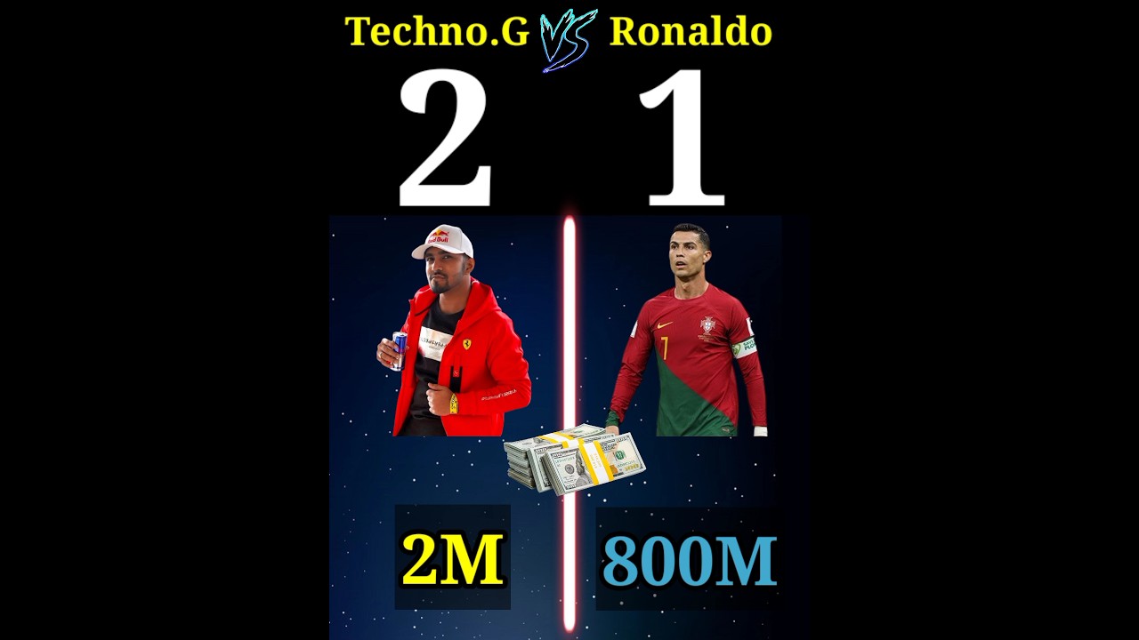 Techno Gamerz VS Ronaldo    shorts  technogamerz  ronaldo