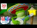 The frog dance   froggy songs for kids  heykids nursery rhymes