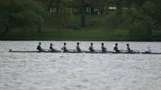 Midwest Rowing Scholastic Championships '24, Men's Jr 8+ time trial, Bow 162