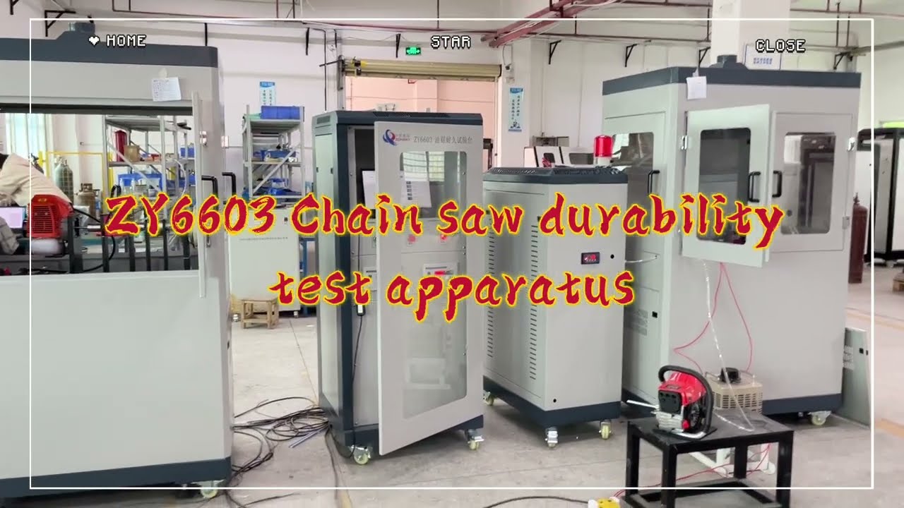 ZY6603 Chain saw durability test apparatus