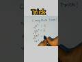 crazy maths trick #maths #trending #mathstricks #mathematics