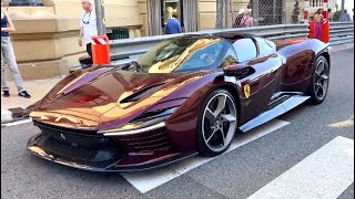 Coolest Luxury Supercars Monaco | FERRARI SP3 DAYTONA 2X, CCXR, VALKYRIE, AMG ONE, ENZO & SP2 Monza