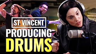 Dave Grohl and Mark Guiliana's Drumming on St. Vincent's "Broken Man"