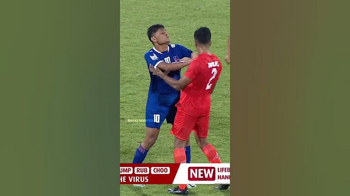 NEPAL VS INDIA 2023 HEATED MOMENT #shorts #nepal
