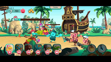 Dino Bash 2 Travel Through Time Island 19 Level 1