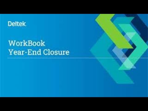 Deltek WorkBook Year End 2021