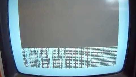 Acorn Atom - 8K (6264) ram test...