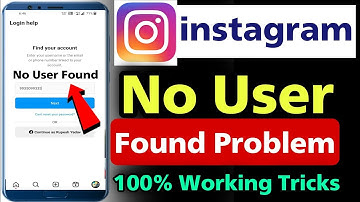 no account found Instagram problem| check your username mobile number or email address and try again