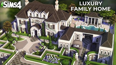 Sims 4: ULTIMATE RICH FAMILY MANSION: 5-Bedrooms with Butler