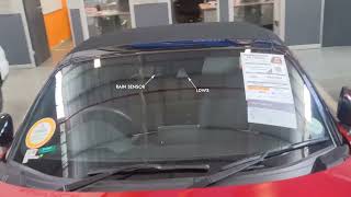 N25963900E MAZDA MX-5 MIATA WINDSCREEN WITH RAIN SENSOR WITH CAMERA BRACKET screenshot 4