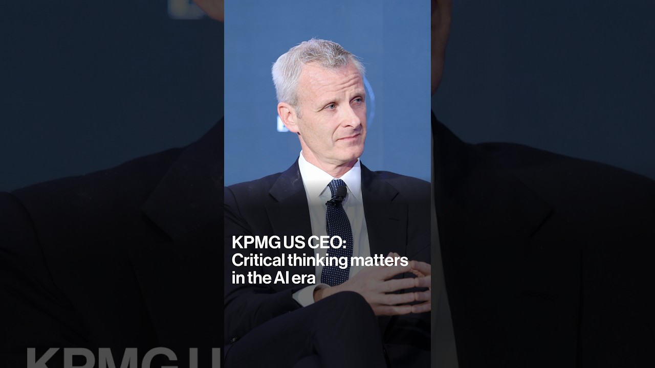 KPMG US CEO: Critical thinking matters in the AI era