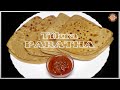 Tikra paratha  how to make sweet plain paratha  triangular shape paratha recipe