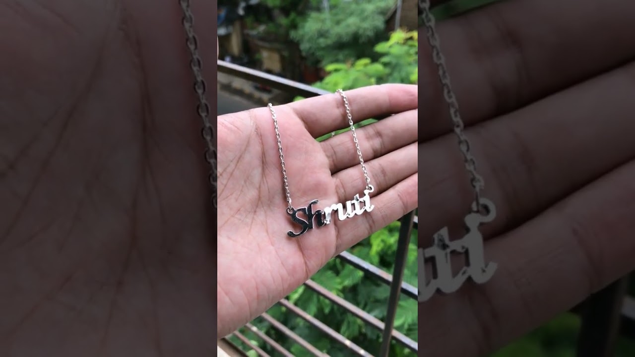Personalized name necklace for girls 