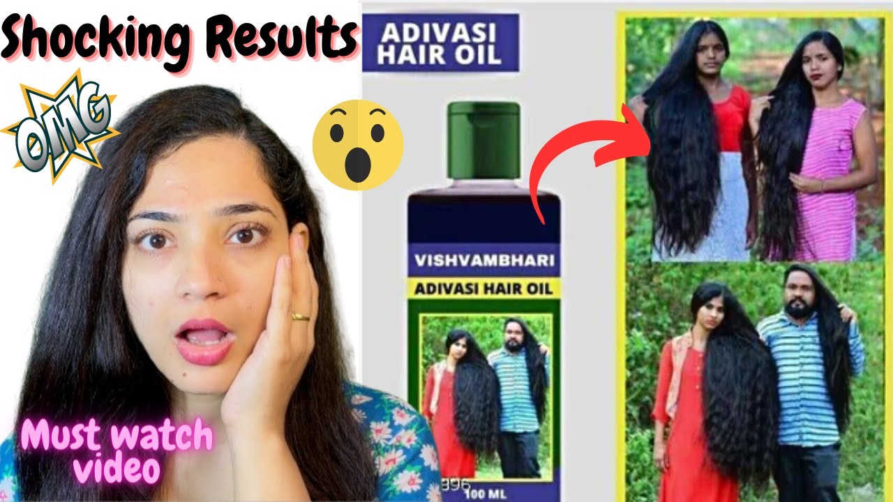 Adivasi hair oil Honest review | Adivasi Bhringraj Herbal Hair Oil  #adivasihairoil - YouTube
