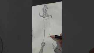 broken dagger #daggerr  #broken #end #shattered #sketch #drawings #art  #drawing #alone