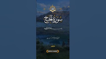 Surat Al-Hajj (سورة الحج) #beautiful #relax #quran #surat #hajj#qurantranslation