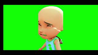 Green Screen Upin Ipin Nangis Di Bilang Botak Sama Fizi