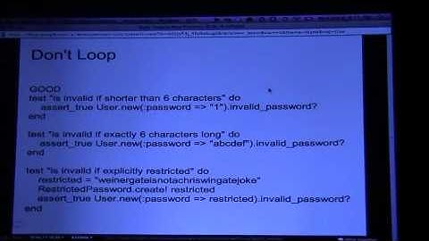 Testing Best Practices in Ruby