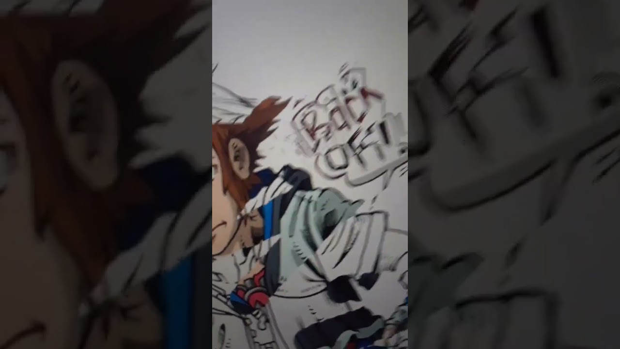 Drawing Sora - Kingdom Hearts 