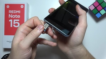 Redmi Note 15: How to Insert SIM Card