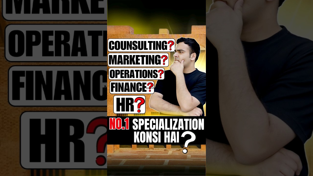 No.1 Specialization in MBA