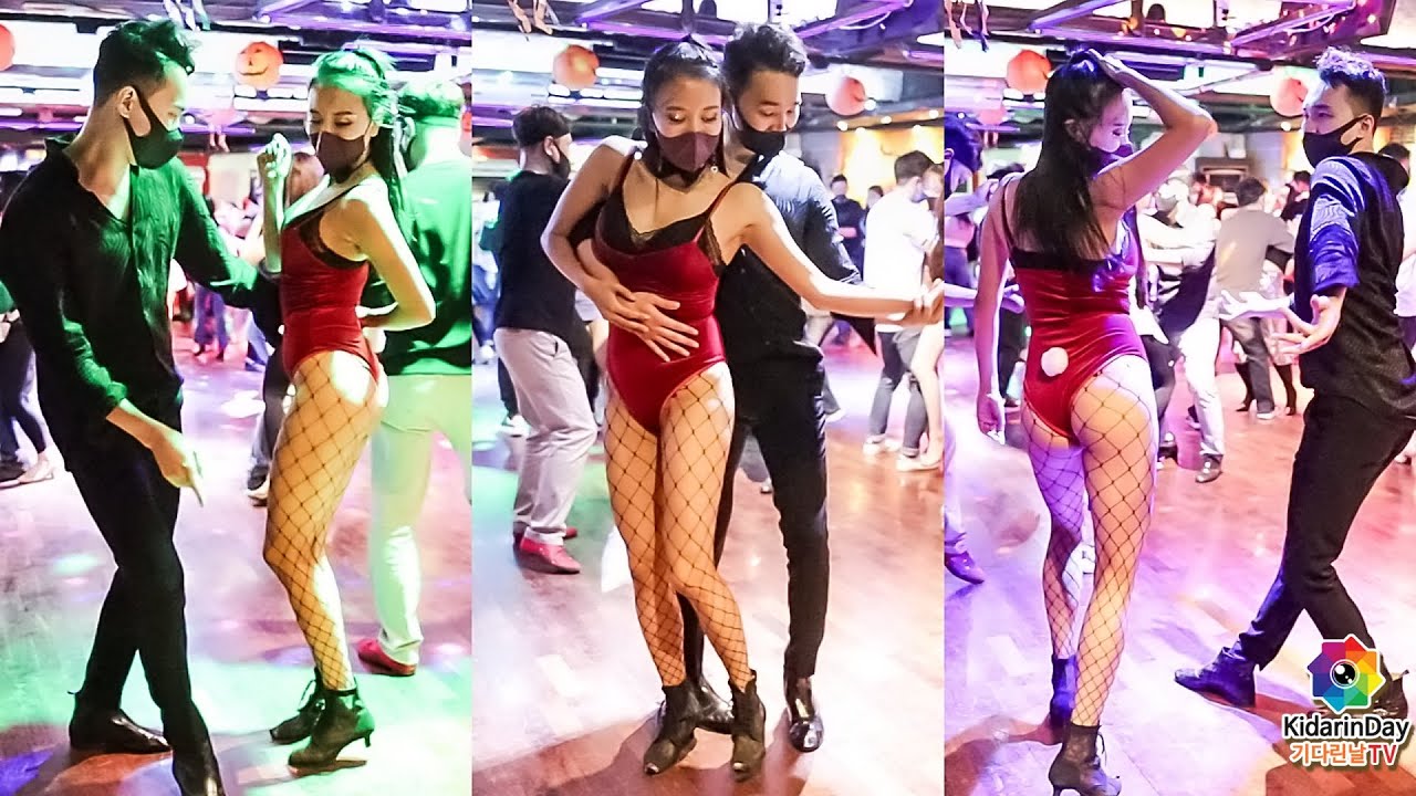 (바차타) 리듬감 넘치는 바니걸 누나 & 미남 오빠의 할로윈 파티 바차타 댄스 💛 인호 & 조이 💚with 퓨마 센슈얼 피플 #라틴댄스 #바차타 #bachata #코스프레