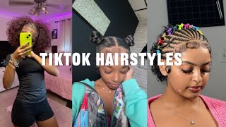 Natural Hairstyles (TIKTOK Compilation) 😘