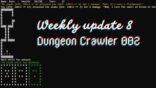 Learning to code - Weekly update 8 - Dungeon crawler Part 2