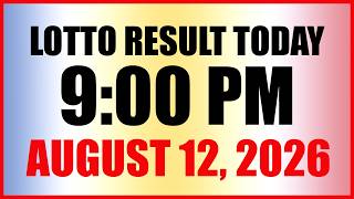 Details Lotto Result Today 9pm Draw August 12, 2026 PCSO Update