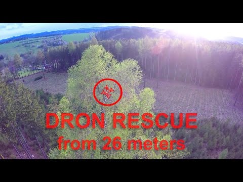 Drone Stuck On The Top Of The Tree (26m) And Rescue | Parrot Bebop 2 And Xiro Xplorer G