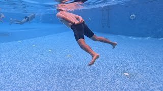 Breaststroke leg drill